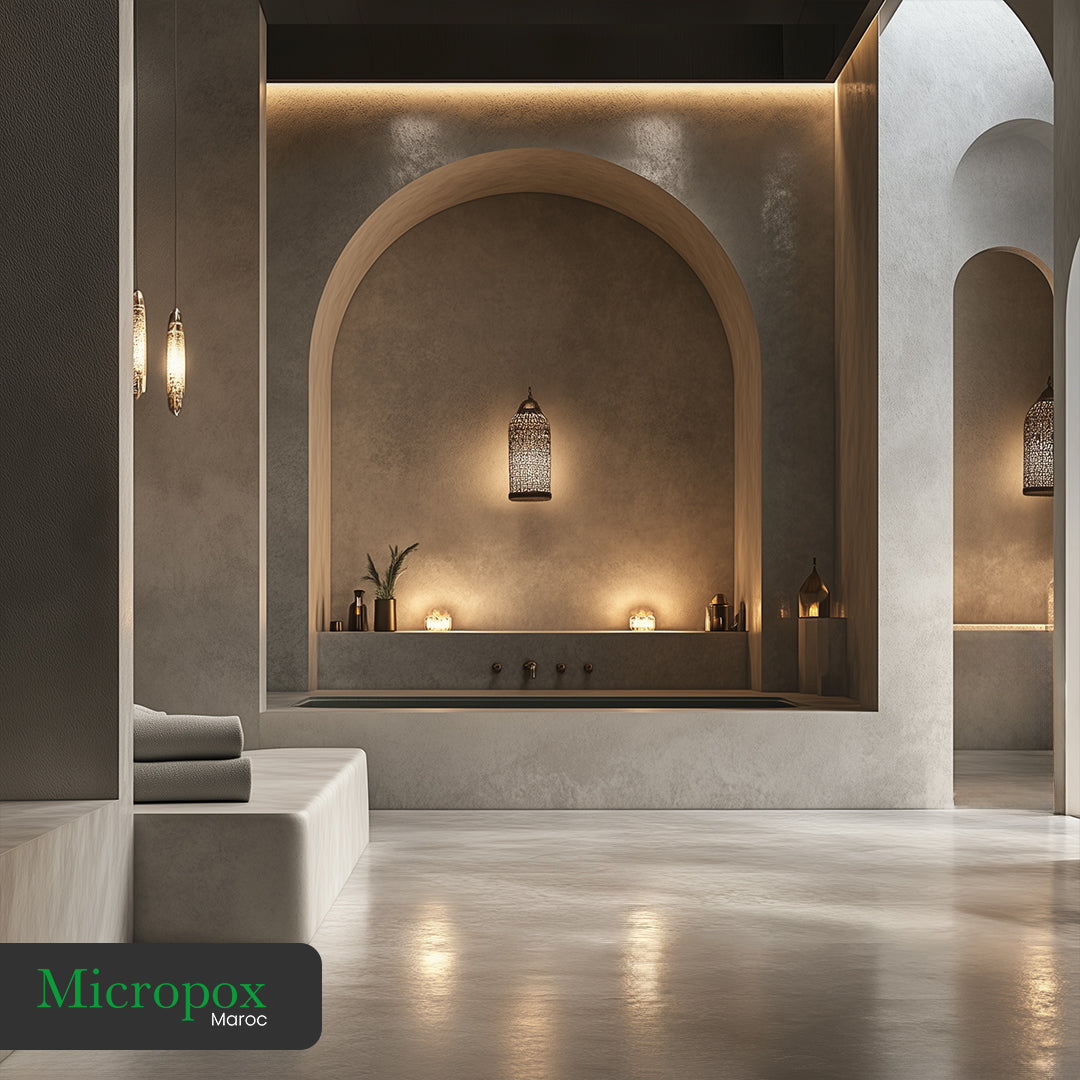 Hammam — finition Micropox étanche